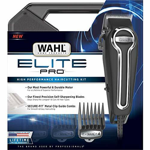 Clipper Elite Pro High Performance Haircut Kit for men with 