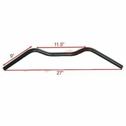 Fits Norton Royal Enfield 350 YamahaRD350 7/8" Handlebar Black Powder Coated 