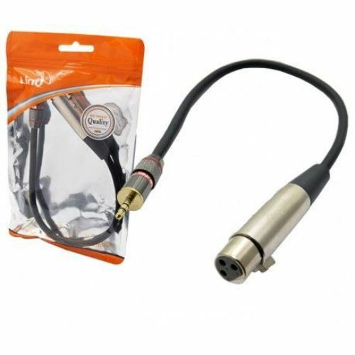 Cavo Adattatore Audio Da Jack 3,5mm Maschio a XLR Femmina linq kl-9242
