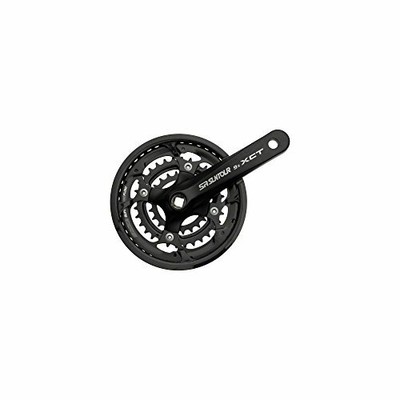 SR Suntour XCT Jr. Crankset 9-speed 44/32/22T 160mm includes capless fixing