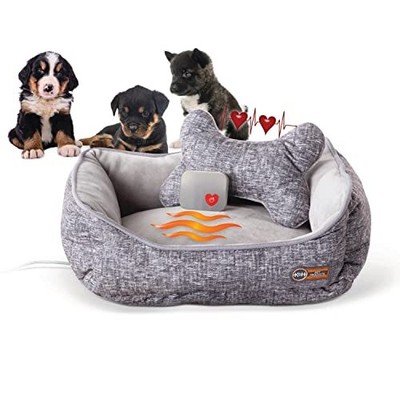 With Bone Pillow Heartbeat Puppy Toy, New P...