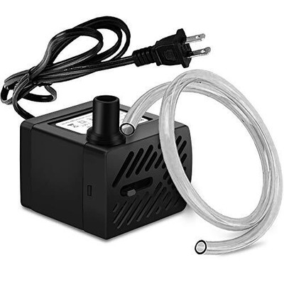 PULACO 50GPH 3W Mini Submersible Water Pump for Aquariums Fish Tank Pond Foun...