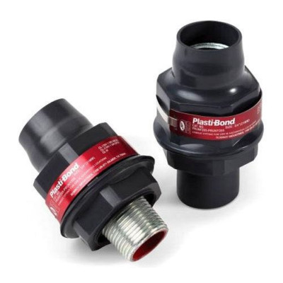 Plasti-Bond PRUNF405SA, 1-1/4'', PVC Coated Aluminum, Female, Conduit Union, 1 pc