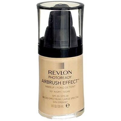 Revlon PhotoReady Airbrush Effect Makeup, SPF20, 001 Ivory  1 fl oz