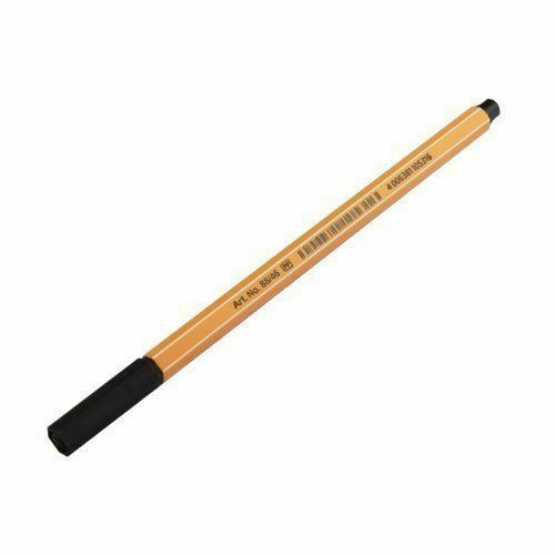 Uni-ball Faserschreiber PIN 08200 N – Pigmentierte Tinte, 0,8 Mm, Schwarz