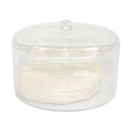 Cofanetto Trasparente Cipria Porta Talco Borotalco Con Piumino Spugna idea