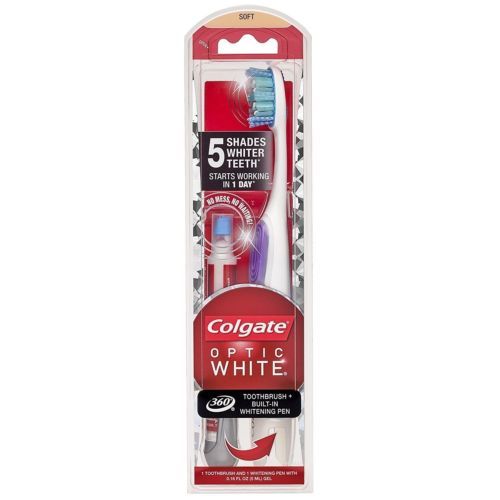 2 TWO NEW Colgate Optic White Overnight Teeth Whitening Pens