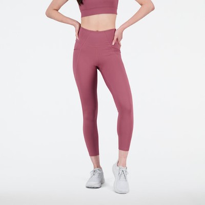 

Женские тайтсы New Balance Shape Shield 7/8 с высокой посадкой и карманами