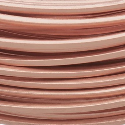 Square Craft Wire - Wire Elements - Soft Temper - 21 Gauge, 4 Yard Coil - Ros...