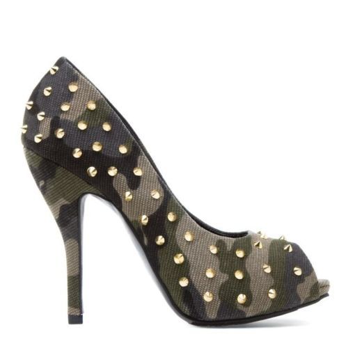 Women's Clubwear Camouflage Heels