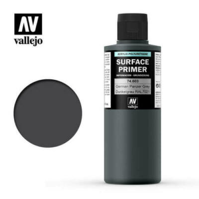 Vallejo Acrylic Polyurethane Surface Primer 200ml Bottles Choose from full range