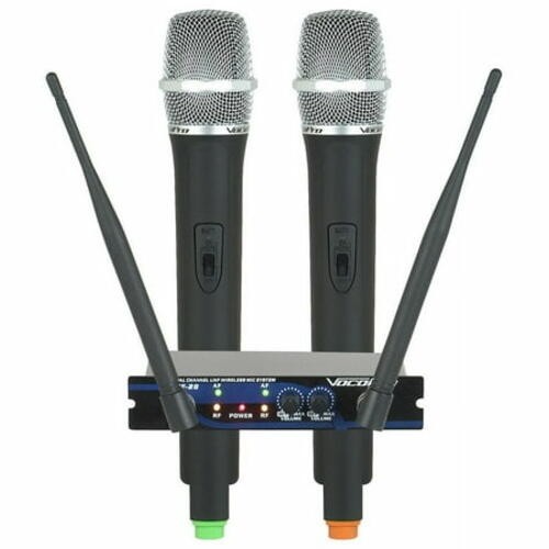 VocoPro UHF2810 Dual Channel UHF Wireless Microphone System