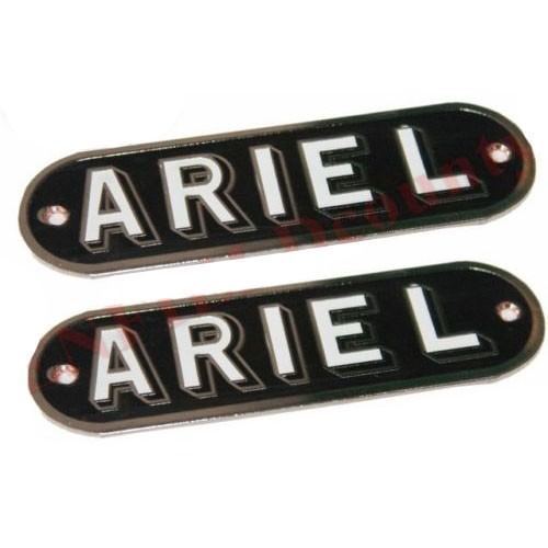 Petrol Gas Fuel Tank Badge Emblem Motif Set Ariel Motorcycles Repro 