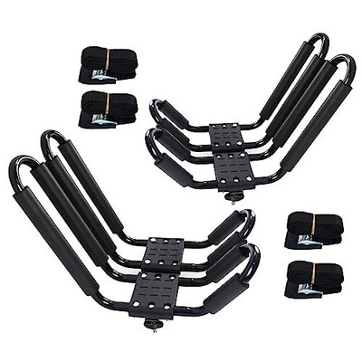 J-bar Car Roof Rack For Canoe Carrier Sup Paddle Surfboard