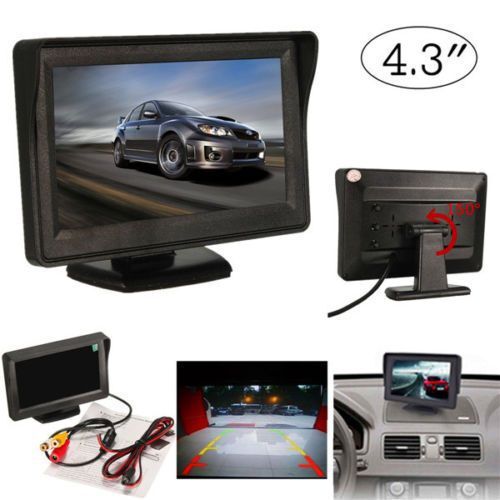 Monitor Lcd Tft 4.3” Colori Auto Camper Per Telecamera Retromarcia Ac-431ts