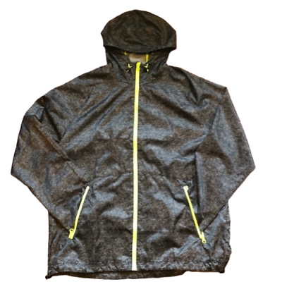 American Eagle Rain Jacket Grey Neon Size Large rrp 52 DH006 FF