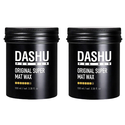 Dashu for Men Original Premium Super Mat Hair Wax 100ml x 2ea