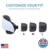 Comply Memory Foam Replacement Earbud Tips for Pulse Explore Wireless Earbuds | Superior Noise Isolation, Ultimate Comfort, Secure Fit for Gaming | Black, Medium (3 Pairs)