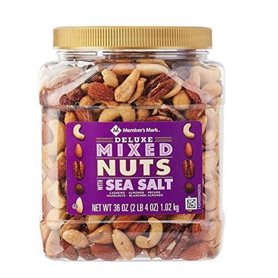 Deluxe Roasted Mixed Nuts with Sea Salt (34 Oz)