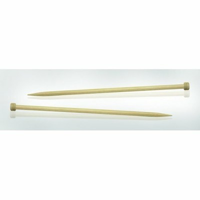 KnitPro 35 cm x 10 mm Basix Single Pointed Needles, Birch