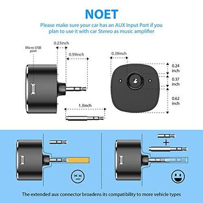 Bluetooth Receiver for Car 3.5mm Aux Bluetooth Car Adapter Esky Bluetooth 5.0...