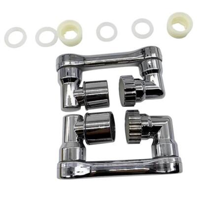 2 PACK Extension ABS Faucet Aerator Universal 1080° Swivel Robotic Arm Swivel US