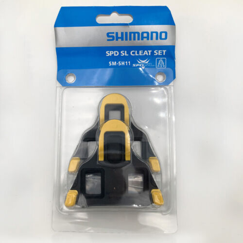 Shimano SM-SH11 SPD-SL Road Bike Pedal Cleats 6-Degrees Float fits 105 Ultegra