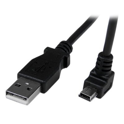 StarTech.com 2m Mini USB Cable - A to Down Angle Mini B (USBAMB2MD)