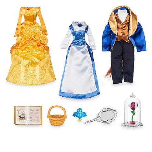 DISNEY BEAUTY AND THE BEAST DELUXE DOLL GIFT SET--NEW