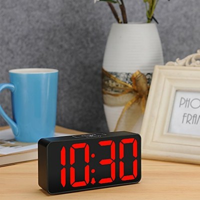 DreamSky Compact Digital Alarm Clock with USB Port for Charging