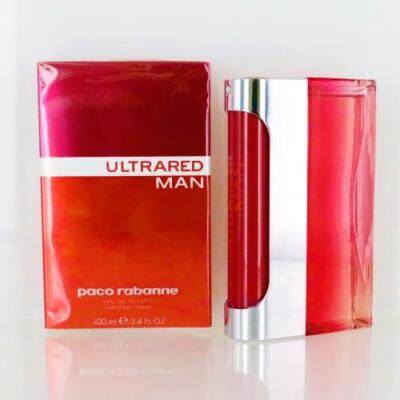 PACO RABANNE ULTRARED MAN by Paco Rabanne 3.4 OZ  EAU DE TOILETTE SPRAY NEW in
