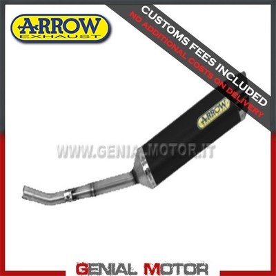 Exhaust Arrow Street Thunder Alu Black Yamaha Wr 125 X 2009 > 2016