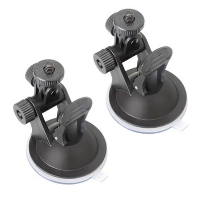 2 Pack Dash Cam Suction Cup Mount with 1/4 Screw Thread Windshield Camera Hol...