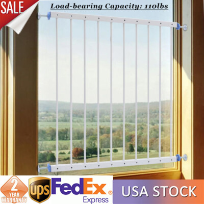 Child Safety Metal Bar Window Guard Security Burglar 30-34 inch Adjustable Width