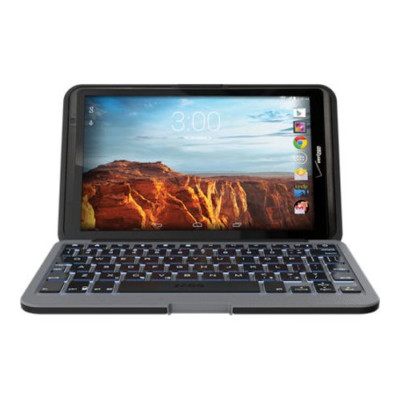 ZAGG EL8ZKF-BB0 Folio Case w/ Backlit Keyboard for 2016 Verizon Ellipsis 8 Tab