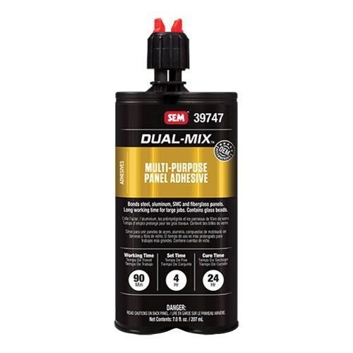 SEM 39747 Dual Mix Multi-Purpose Auto Body Panel Bonding Adhesive 7 oz.