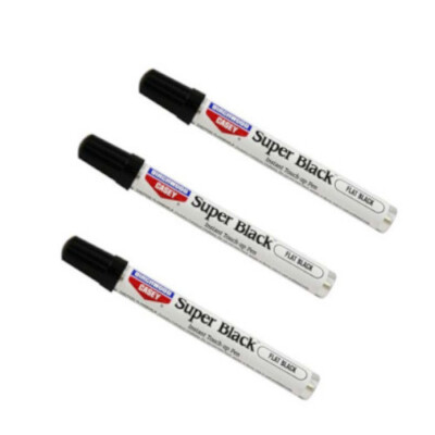 Birchwoood Casey Flat Black Pen Super Black Instant Touch-Up Pen  3-PACK