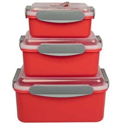 Microwave Lunch Box Cookware With Lid Set Containers Steamer Safe Glass Bowls