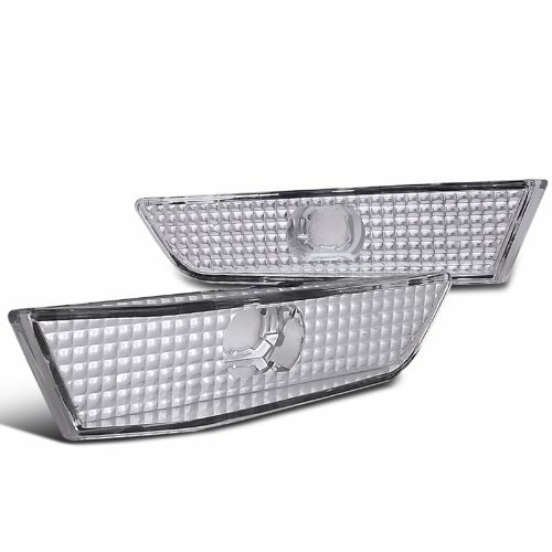 For 2003-2007 INFINITI G35 Couple Clear Lens Side Marker Lights Bumper Side Lamp