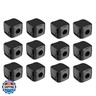 IFNOW 12 Pack Magnetic Cable Clips Cord Organizer Black Self Adhesive Cord Holder Under Desk Cable Management for Home,Office,Car,Desk,Nightstand