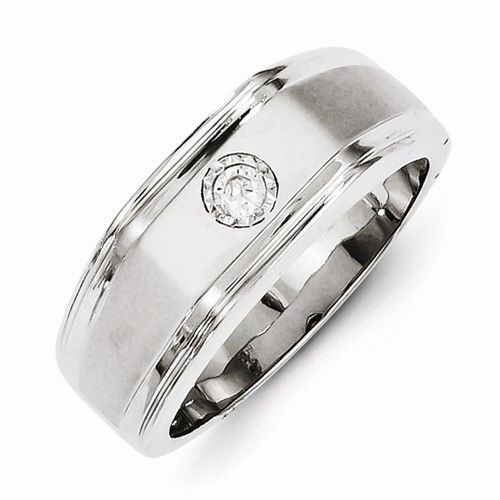 14k White Gold Rings for Men