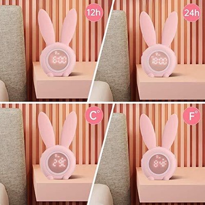 Kids Alarm Clock For Kids Children's Alarm Clocks For Girls Boys Bedroom Night L