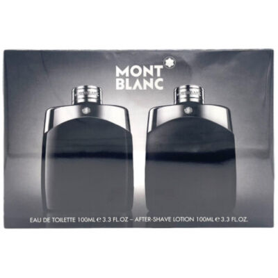 Mont Blanc Legend 2 Pcs Set 3.4/3.3 oz.EDT Spray / 3.4 Aftershave