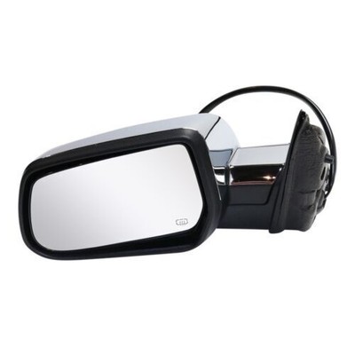 Mirror For 2014 Chevy Equinox Left Side Power Heated Blind Spt Lens Chrome