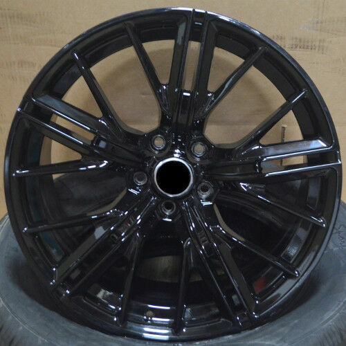 ::20 Gloss Black Wheels 20x10 +23 / 20x11 +43 Fit Chevrolet Camaro Chevy Set 4 