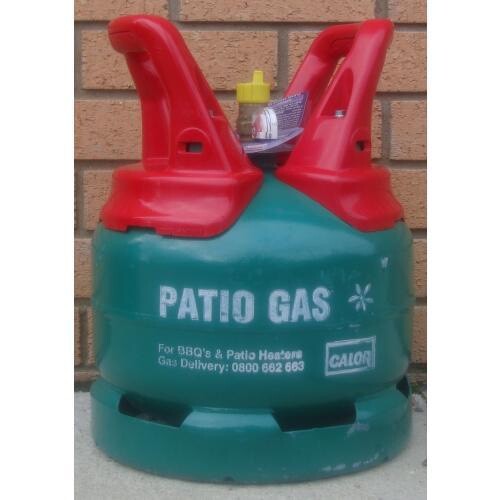 FULL CALOR GAS 5KG PATIO GAS BOTTLE (PROPANE) IDEAL FOR BBQ'S OR PATIO