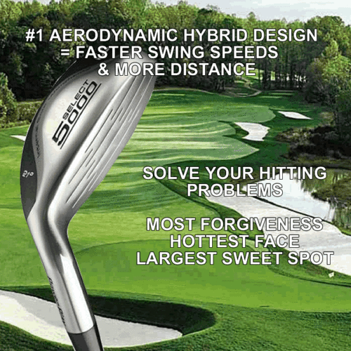 WORLD'S #1 DRIVING HYBRID 15° IRON WOOD PGA TOUR DISTANCE + ACCURACY GOLF CLUB