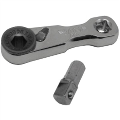 VIM Tools 1/4 in. Ratchet Double Square Drive Offset Handle VIMDD2 Brand New!