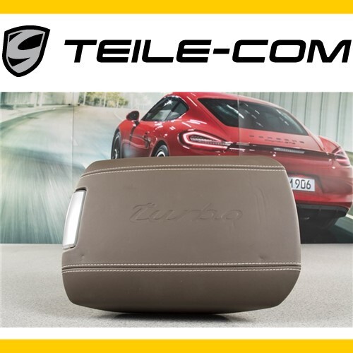 Orig. Porsche Cayenne E2/958 Turbo Accoudoir Console Centrale Sattelbraun