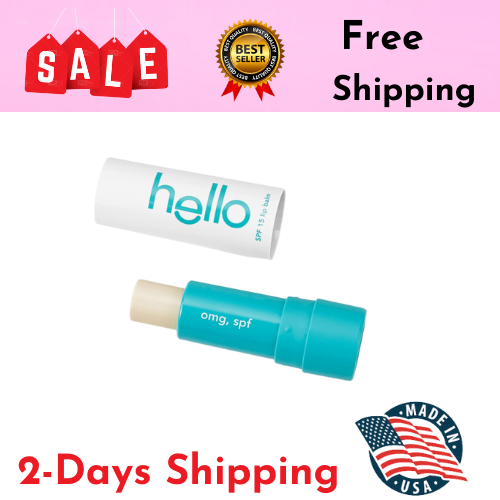 Moisturizing Vegan Lip Balm SPF 15, Sweet Mint with Coconut Oil, Beeswax Free, P